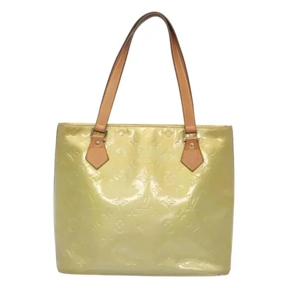 LOUIS VUITTON Monogram Vernis Houston Hand Bag Gris M91053 LV Auth ep9001 - Picture 2 of 16